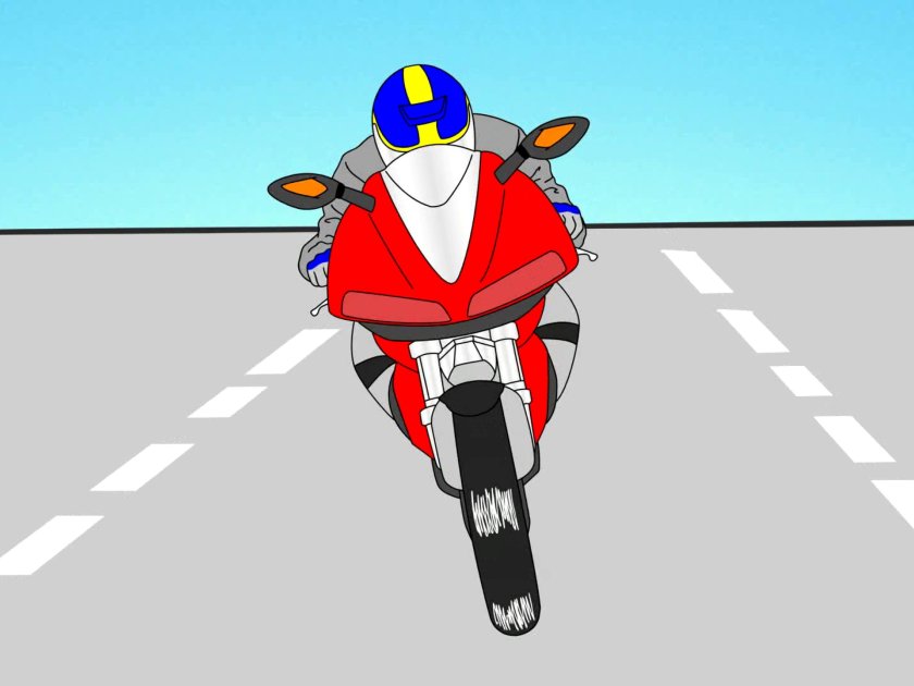 Контр руления на мотоцикле