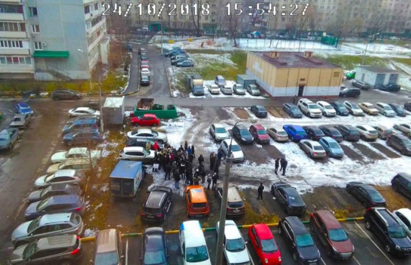 Стоянка машин