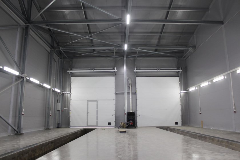 Ремонтный бокс для грузовых машин