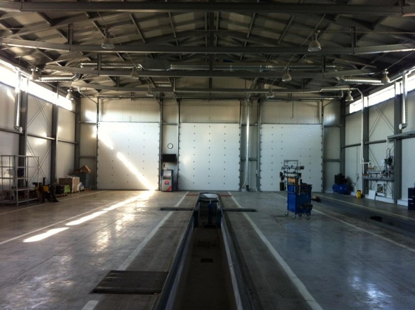 Ремонтный бокс для грузовых машин