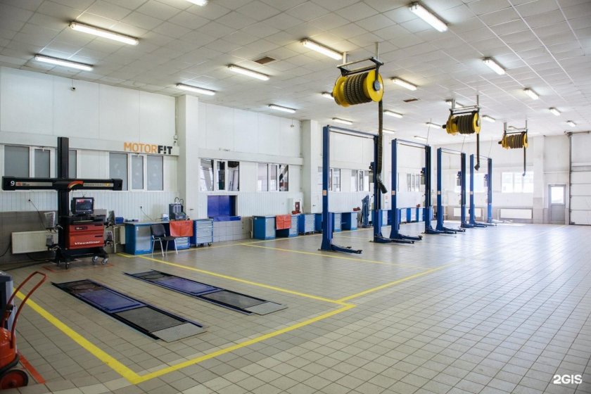 Разметка в автосервисе