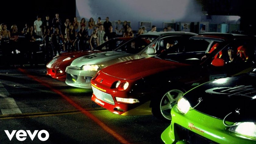 Форсаж 1 гонка Доминика и Брайана