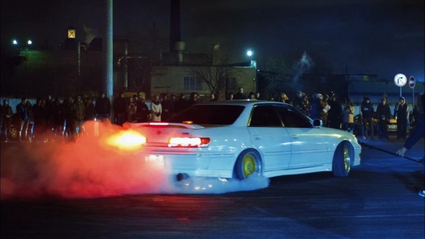 Toyota Mark 2 Street дрифт