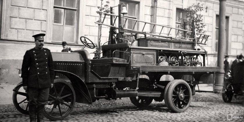 Пожарная машина Вандерберг 1901