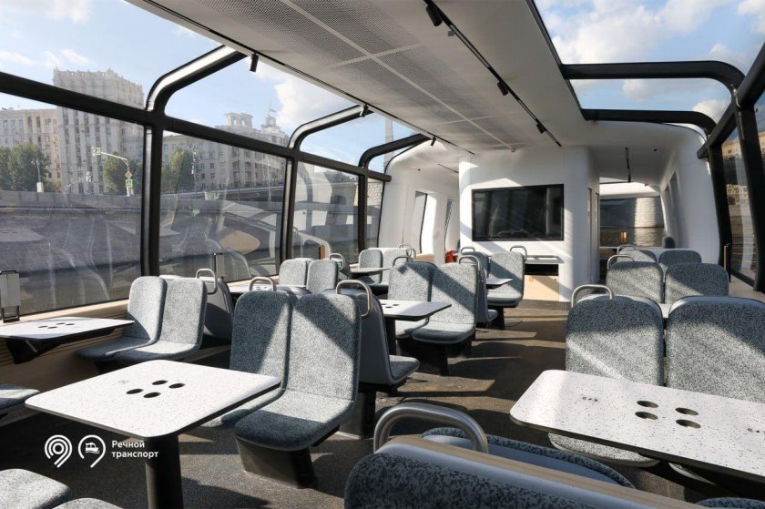 Речной электротрамвай в Москве