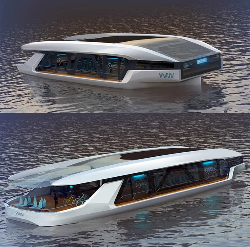 Речной трамвайчик в Москве 2022