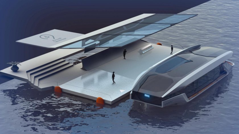 Электро Речной трамвай в Москве