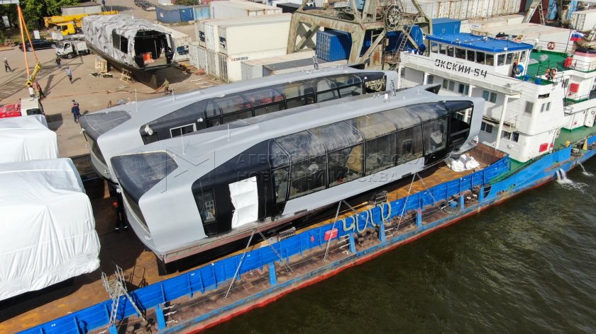 Речной электротрамвай в Москве