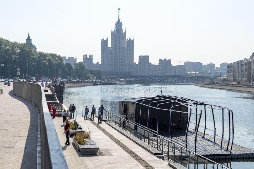 Речной трамвайчик в Москве 2022