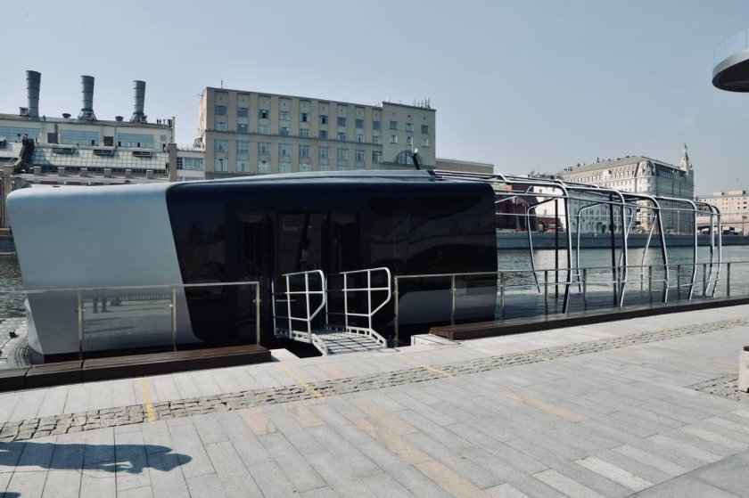 Речной трамвайчик в Москве 2022