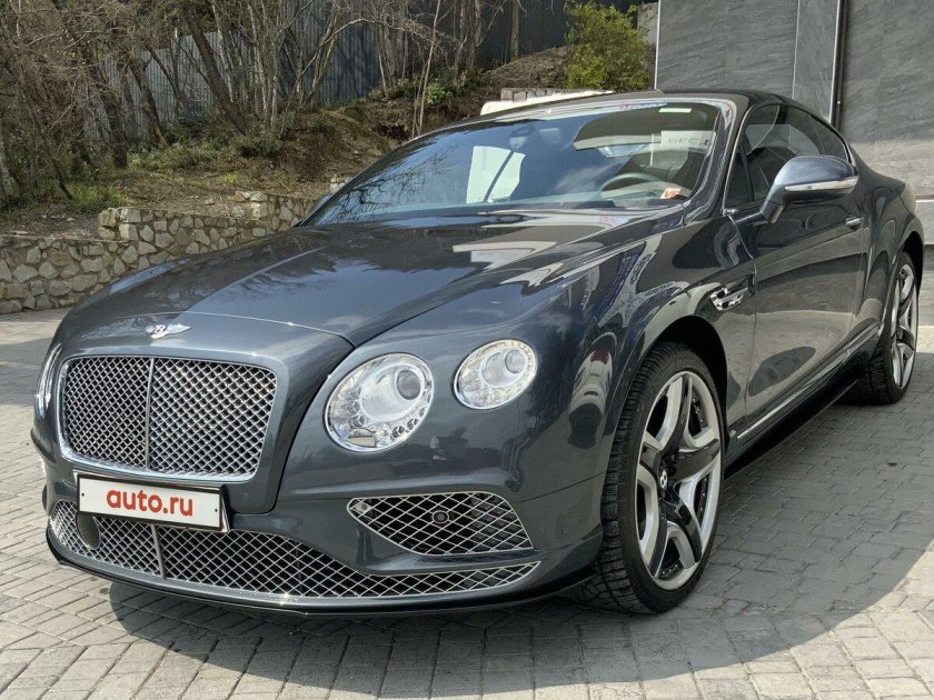 Машина bentley continental gt