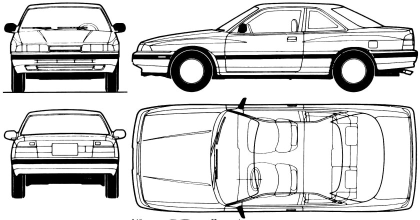 Mazda 626 GD Blueprint