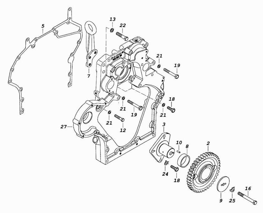 Картер агрегатов КАМАЗ евро 3