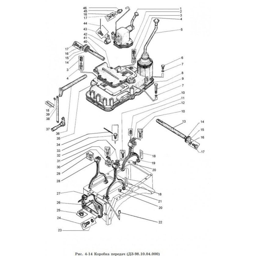 Коробка передач автогрейдера ДЗ-98