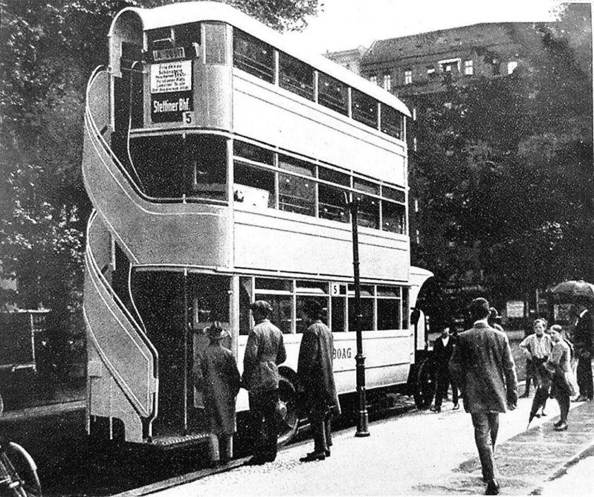 Трехэтажный автобус Берлин