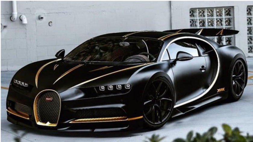 Бугатти ЧИРОН черный