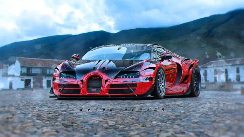 Бугатти тюнингованная