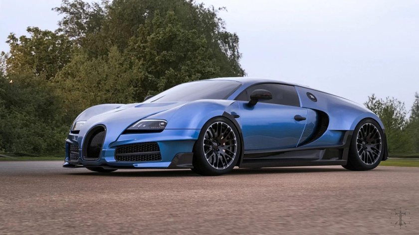 Бугатти Вейрон карбон