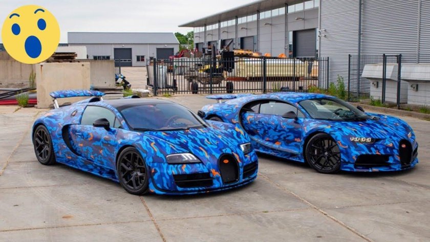 Винил на Бугатти ЧИРОН