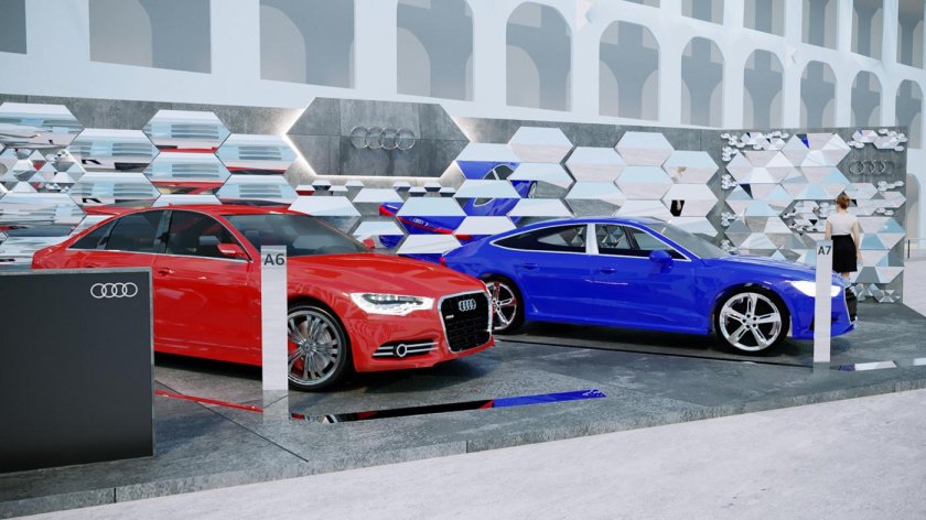 Стенд Audi