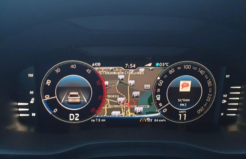 Приборная панель Skoda Kodiaq