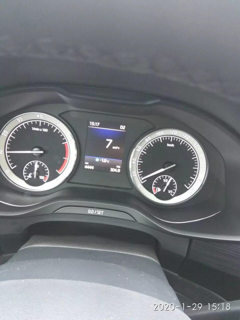 Приборная панель Skoda Kodia