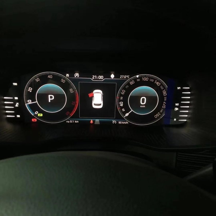 EPK И краник на панель приборов Шкода Кодиак