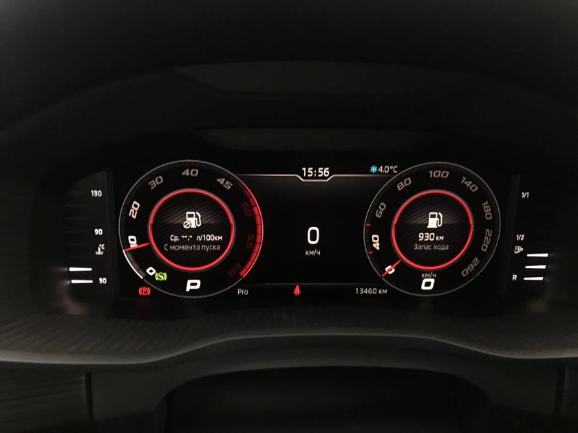 Цифровая приборная панель шкода кодиак