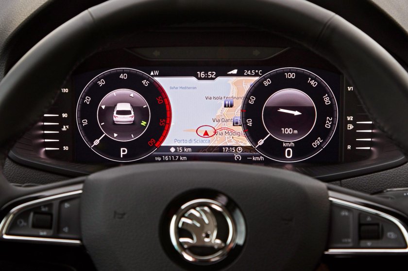 Приборная панель Кодиак