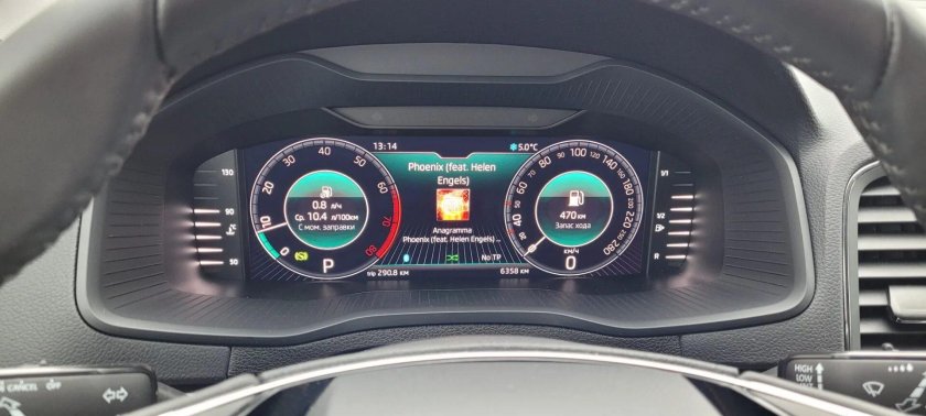 Приборная панель Шкода Карок