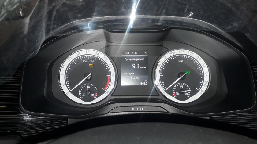 Щиток приборов Шкода Кодиак