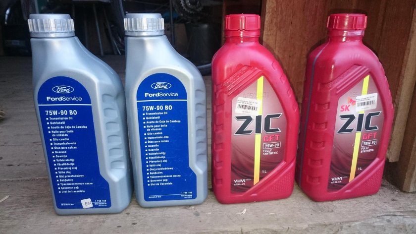 Масло в КПП Ford Fusion 1.4 механика