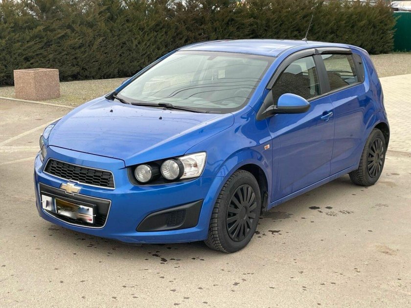 Шевроле авео 2013 синий
