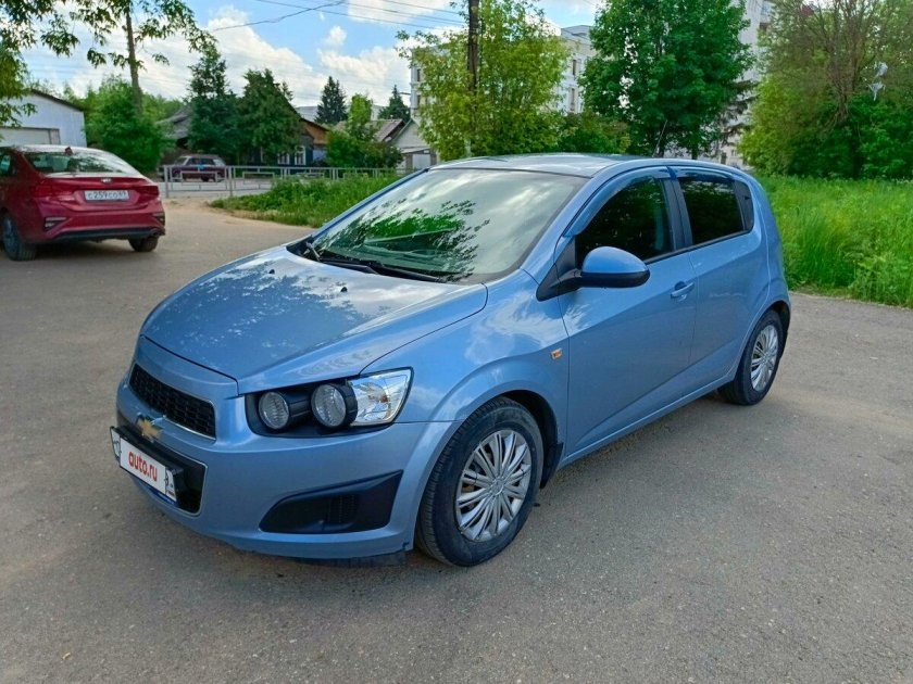 Шевроле авео 2012 хэтчбек голубой