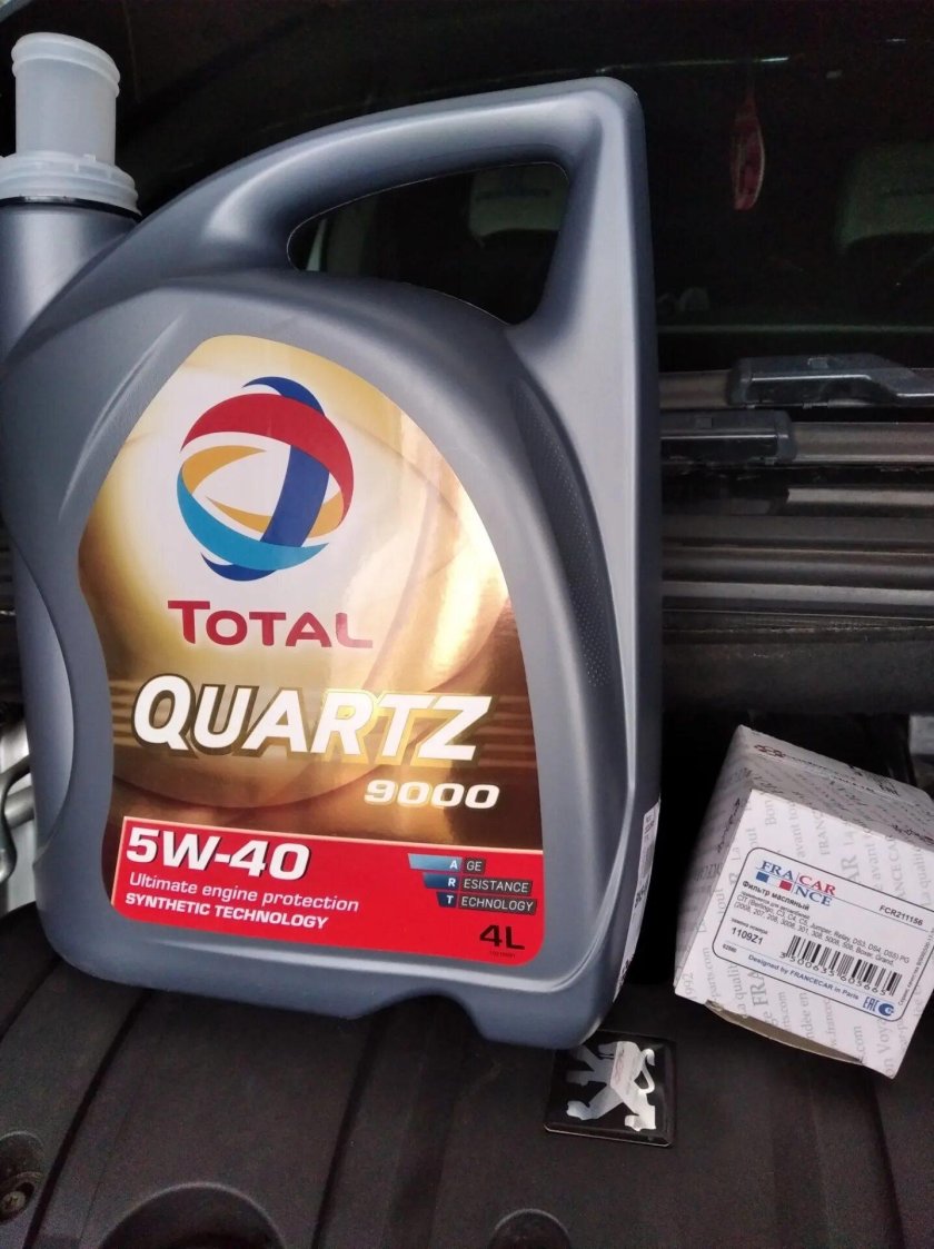 Моторное масло на Пежо 408