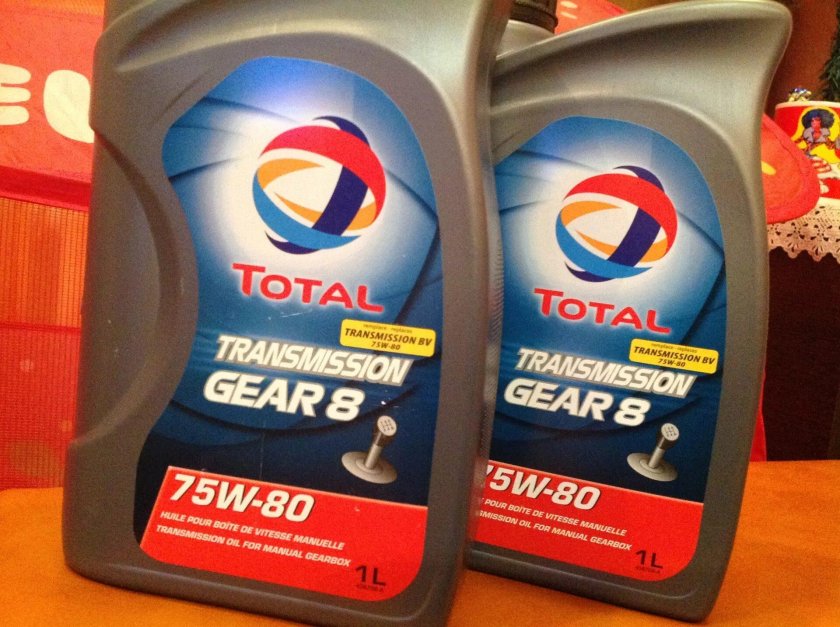 Масло тотал 75w80
