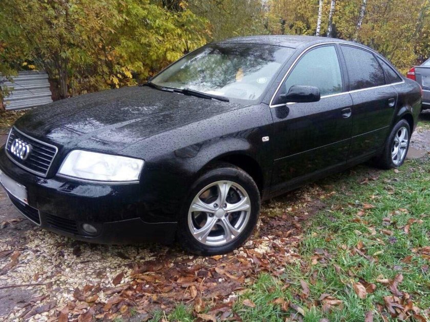 Audi a6 2002 черный
