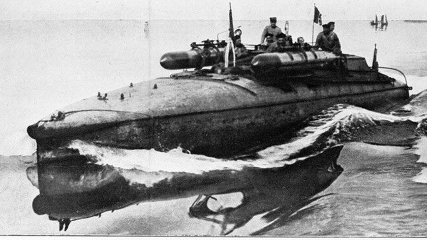 Итальянский торпедный катер mas-508