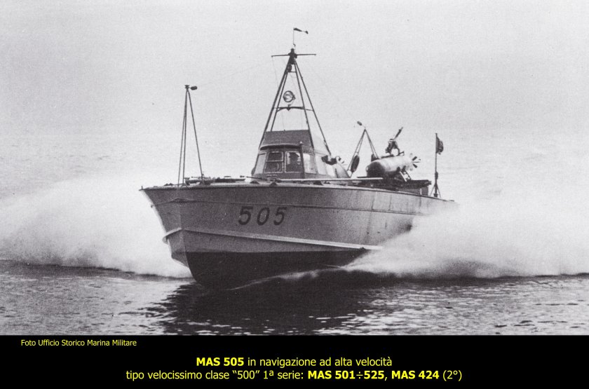 Итальянский торпедный катер mas-508