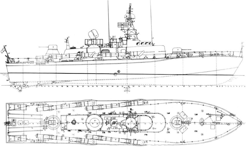 Торпедный катер пр 206 чертежи