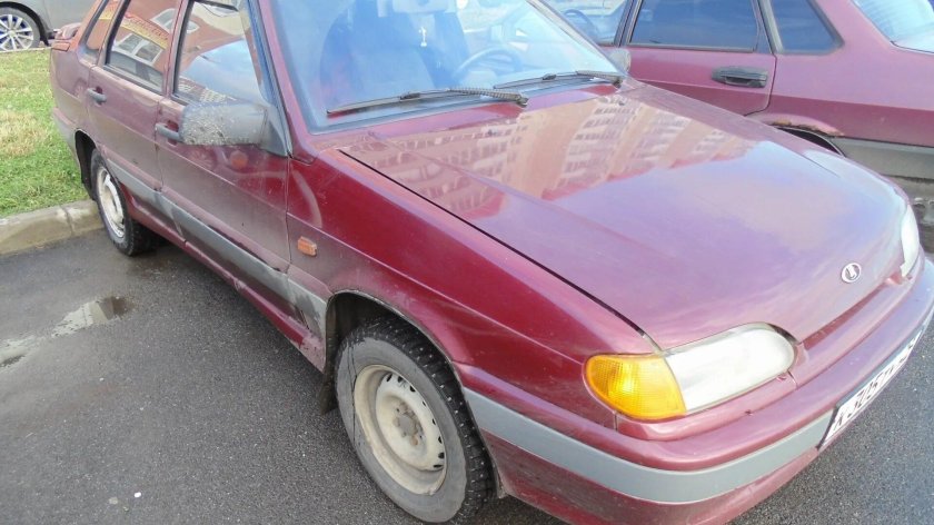 Тёмно малиновый цвет ВАЗ 2115