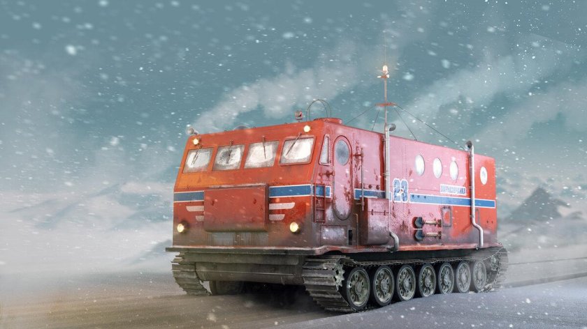 Харьковчанка 2 антарктический вездеход