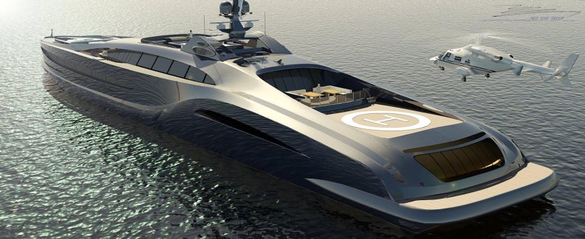 Яхта Sovereign Gray Design 105m
