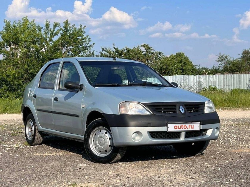 Рено логан 2009 серый