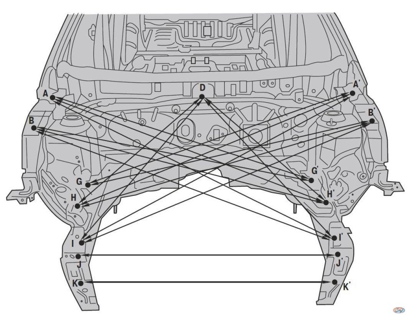 Геометрия кузова моторного отсека Лифан х 60