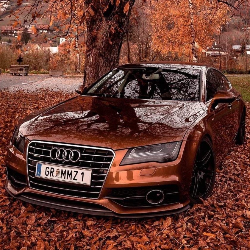 Ауди а6 коричневая