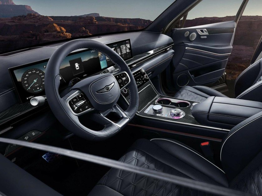 Genesis gv80 салон