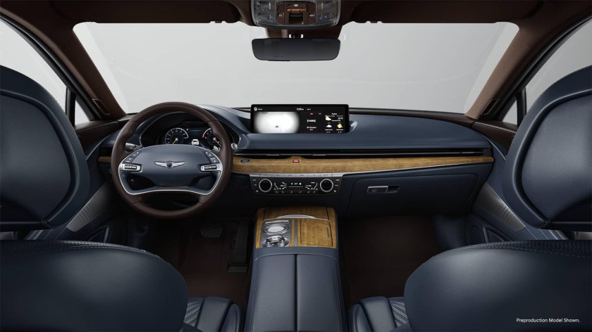 Genesis g80 2021 салон