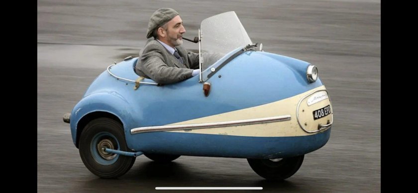 Top Gear трехколесный автомобиль