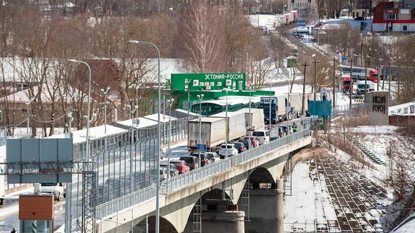Пограничный пункт Нарва Ивангород